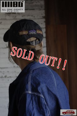 画像11: 「ILL180°」MID-BILL CAP イルワンエイティ ミッドビル キャップ サプレックスナイロン ILL251-51JE [ブラック]