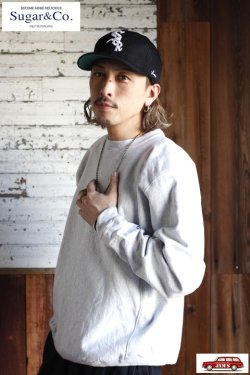 画像8: 「Sugar&Co.」Reverse Sweat シュガーアンドカンパニー リバーススウェット [ヘザーホワイト]