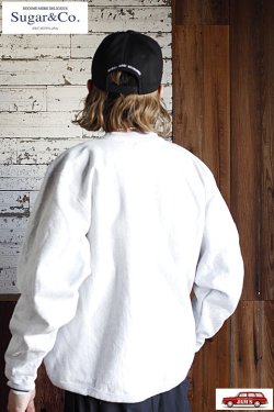 画像9: 「Sugar&Co.」Reverse Sweat シュガーアンドカンパニー リバーススウェット [ヘザーホワイト]