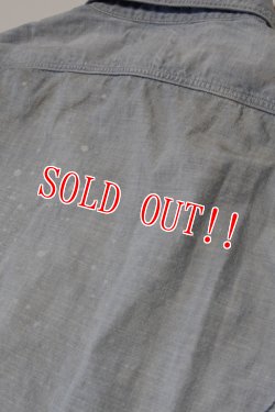 画像7: [2025年限定]「FULLCOUNT」20s Short Chambray Shirt "Aging" フルカウント 1920年代 ショート シャンブレーシャツ ヴィンテージ加工 4091HW [フェードインディゴ]