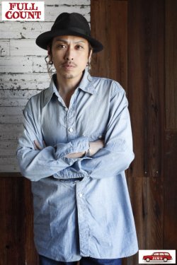 画像12: [2025年限定]「FULLCOUNT」30s Triple Stitch Chambray Shirt ”Aging” フルカウント トリプルステッチ シャンブレーシャツ ヴィンテージ加工 4090HW-1 [フェードインディゴ]