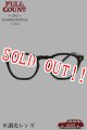 [2025年限定カラー]「FULLCOUNT」×「金子眼鏡」OLD PARISIEN SUNGLASSES 2025ss フルカウント オールド パリジャン サングラス 第3弾 調光レンズ [ブラック×グレー]