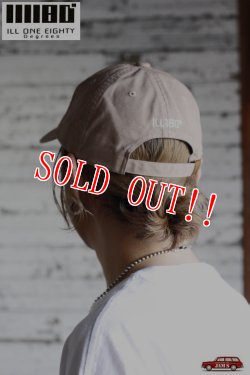 画像8: 「ILL180°」LOGO CAP COTTON イルワンエイティ ロゴキャップ コットン ILL251-58 [ベージュ]
