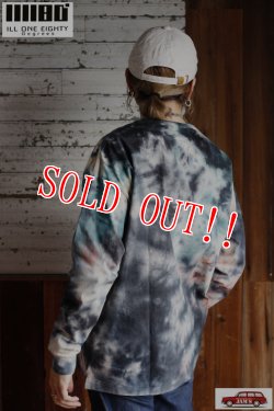 画像8: 「ILL180°」×「D.Y.E.」TIE DYE LONG SLEEVE Tee イルワンエイティ コラボ タイダイ ロンTee ILL251-43D [タイプ B]