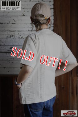 画像8: 「ILL180°」CABLE CREW-NECK Tee イルワンエイティ ケーブルクルーネック Tシャツ ILL251-16 [アイボリー]