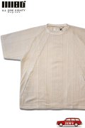 「ILL180°」CABLE CREW-NECK Tee イルワンエイティ ケーブルクルーネック Tシャツ ILL251-16 [アイボリー]