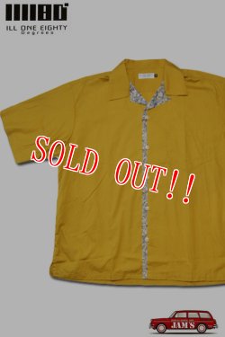 画像1: 「ILL180°」LIBERTY OPEN SHIRT イルワンエイティ リバティー オープンカラー 半袖シャツ ILL251-11 [マスタード]