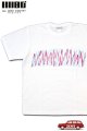 「ILL180°」"BEAT" Tee イルワンエイティ ビート 心電図 プリント 半袖 Tシャツ ILL251-37 [ホワイト]