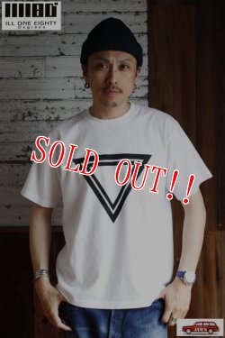 画像7: 「ILL180°」"TRIANGLE" Tee イルワンエイティ トライアングル プリント 半袖 Tシャツ ILL251-36 [ホワイト]
