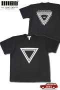 「ILL180°」"TRIANGLE" Tee イルワンエイティ トライアングル プリント 半袖 Tシャツ ILL251-36 [ブラック]