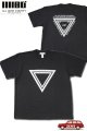 「ILL180°」"TRIANGLE" Tee イルワンエイティ トライアングル プリント 半袖 Tシャツ ILL251-36 [ブラック]