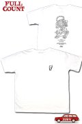 「FULLCOUNT」TIGER T-Shirt フルカウント タイガー プリントTシャツ 5500PT-14 [ホワイト]