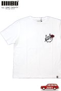 「ILL180°」"I LOVE YOU" Tee イルワンエイティ アイラブユー ハンドサイン プリント 半袖 Tシャツ ILL251-32 [ホワイト]