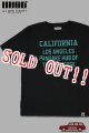 「ILL180°」"CALIFORNIA" Tee イルワンエイティ カリフォルニア パンケーキ プリント 半袖 Tシャツ ILL251-33 [ブラック]