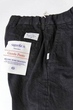 画像6: 「Sugar & Co.」Gentle Pants シュガーアンドカンパニー ジェントル パンツ [ブラックデニム]