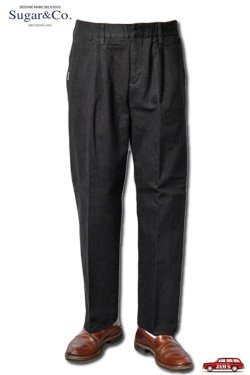 画像1: 「Sugar & Co.」Gentle Pants シュガーアンドカンパニー ジェントル パンツ [ブラックデニム]