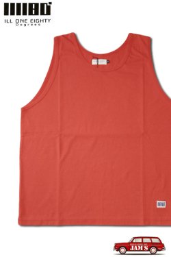 画像1: 「ILL180°」SOLID LOOSE TANK TOP イルワンエイティ ソリッド ルーズタンクトップ ILL251-28 [レッド]