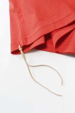 画像5: 「ILL180°」SOLID LOOSE TANK TOP イルワンエイティ ソリッド ルーズタンクトップ ILL251-28 [レッド]