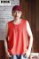 画像6: 「ILL180°」SOLID LOOSE TANK TOP イルワンエイティ ソリッド ルーズタンクトップ ILL251-28 [レッド]