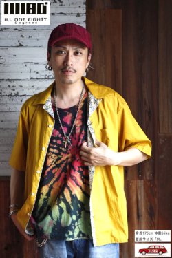 画像9: 「ILL180°」×「D.Y.E.」TIE DYE LOOSE TANK TOP イルワンエイティ コラボ タイダイ ルーズタンクトップ ILL251-40 [タイダイ]