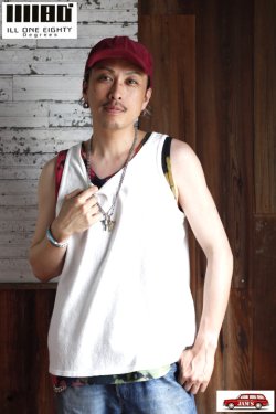 画像10: 「ILL180°」×「D.Y.E.」TIE DYE LOOSE TANK TOP イルワンエイティ コラボ タイダイ ルーズタンクトップ ILL251-40 [タイダイ]