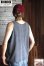 画像7: 「ILL180°」HIPPIE TANK-TOP イルワンエイティ ヒッピータンクトップ ILL251-19 [ブラック]