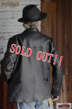 画像11: 「FINE CREEK ＆Co.」30's Leather Car Coat ”Arcadia Deer” ファインクリーク・アンド・コー アルカディア 1930年代 レザーカーコート ディアスキン ACCO005 [ブラック]