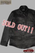 「FINE CREEK ＆Co.」30's Leather Car Coat ”Arcadia Deer” ファインクリーク・アンド・コー アルカディア 1930年代 レザーカーコート ディアスキン ACCO005 [ブラック]