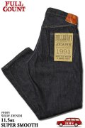 [7月11日発売]「FULLCOUNT」Lot #1101BKSS Straight Black Denim 11.5oz "Super Smooth" フルカウント ストレート ブラックデニム スーパースムース ワンウォッシュ [ブラック]