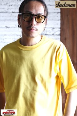 画像9: 「Jackman」Grace Cotton T-Shirt ジャックマン グレースコットン Tシャツ JM5440 [シャインイエロー]