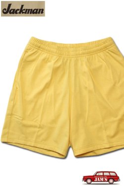 画像1: 「Jackman」Grace Shorts ジャックマン グレースコットン ショーツ JM4544 [シャインイエロー]