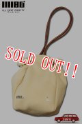 「ILL180°」DEER SKIN DRAWSTRING BAG イルワンエイティ ディアスキン ドローストリング バッグ 巾着 ILL252-42D [ナチュラル]