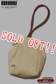 「ILL180°」DEER SKIN DRAWSTRING BAG イルワンエイティ ディアスキン ドローストリング バッグ 巾着 ILL252-42D [ナチュラル]