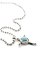 画像3: 「Mt.hill」Cross Bottony Necklace TQ & Silver Ball Long Chain 70cm マウントヒル クロスボトニーネックレス シルバーチェーン ターコイズマウンテンターコイズ [250802-2]