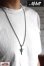 画像7: 「Mt.hill」Cross Bottony Necklace TQ & Silver Ball Long Chain 70cm マウントヒル クロスボトニーネックレス シルバーチェーン キングマンターコイズ [250802-3]