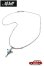 画像1: 「Mt.hill」Cross Bottony Necklace TQ & Silver Ball Long Chain 70cm マウントヒル クロスボトニーネックレス シルバーチェーン キングマンターコイズ [250802-3] (1)