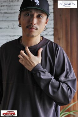 画像11: 「Sugar & Co.」Ice Long Sleeve Tee シュガーアンドカンパニー アイスロングスリーブTシャツ 接触冷感アイズカット [ダークブラウン]