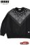 画像1: 「ILL180°」×「KOTSUBO」VINTAGE BANDANA SWEAT SHIRT LOOSE FIT イルワンエイティ ヴィンテージバンダナ スウェットシャツ ルーズフィット ILL252-16 [ブラック] (1)