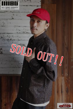 画像9: 「ILL180°」LEOPARD PLEAT SHIRT イルワンエイティ レオパード プリーツ シャツ ILL252-21 [ベージュ]