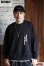 画像7: 「ILL180°」AMERICAN WAVE SWEAT SHIRT (LOOSE FIT) イルワンエイティ アメリカンウェーブ スウェットシャツ （ルーズフィット） ILL252-15B [ブラック]