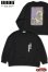 画像1: 「ILL180°」AMERICAN WAVE SWEAT SHIRT (LOOSE FIT) イルワンエイティ アメリカンウェーブ スウェットシャツ （ルーズフィット） ILL252-15B [ブラック] (1)