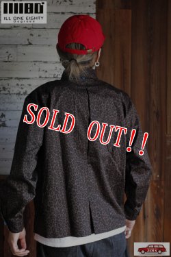 画像10: 「ILL180°」LEOPARD PLEAT SHIRT イルワンエイティ レオパード プリーツ シャツ ILL252-21 [ベージュ]