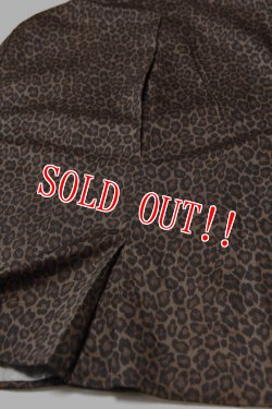 画像7: 「ILL180°」LEOPARD PLEAT SHIRT イルワンエイティ レオパード プリーツ シャツ ILL252-21 [ベージュ]