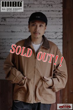 画像9: 「ILL180°」CLEVELAND JACKET イルワンエイティ クリーブランド ジャケット ライトダック生地 ILL252-24 [ブラウン]