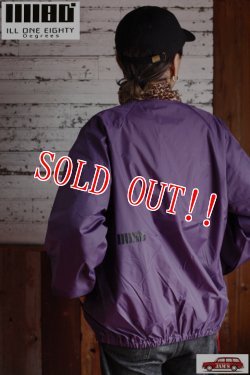 画像11: 「ILL180°」GRIFFIN JACKET イルワンエイティ グリフィンジャケット コーチジャケット ILL252-31 [パープル]