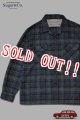 「Sugar & Co.」Box Shirt Check Flannel シュガーアンドカンパニー ボックスシャツ チェックフランネル [グリーン]