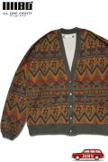 「ILL180°」BEACON SWEAT CARDIGAN イルワンエイティ ビーコン スウェットカーディガン ILL-252-11 [オリーブグリーン]