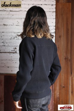 画像8: 「Jackman」 Waffle Mid-Neck ジャックマン ワッフル ミッドネック JM7200「ブラック」