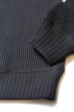 画像4: 「Jackman」 Waffle Mid-Neck ジャックマン ワッフル ミッドネック JM7200「ブラック」