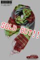 「ILL180°」PLAID STOLE イルワンエイティ プレイド チェック ストール ILL252-39 [グリーン]